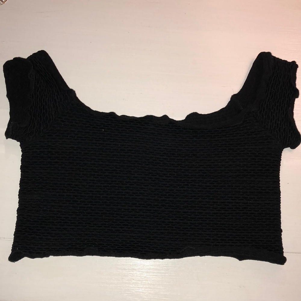 Free People Mesh Crop Top